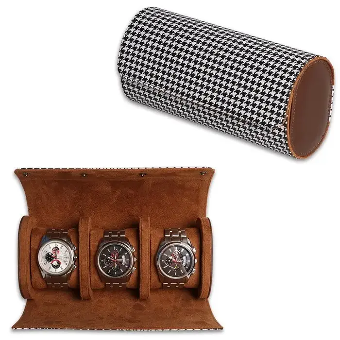 〔W〕〔W〕Étui de voyage pour montres avec 1/2/3 emplacements