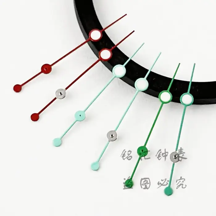 Aiguilles de montre NH35 12.5MM plongée fantôme rouge vert bleu pointeurs pour mouvements NH35/NH36/4R/7S montres ocassions spéciales