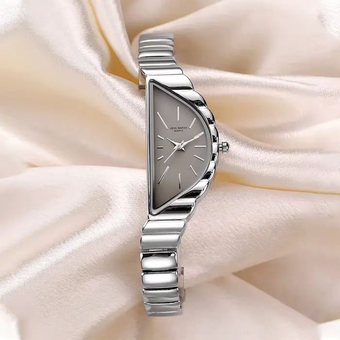 GEDI exquise minimaliste lumière luxe montres en or pour les femmes Niche conception irrégulière artistique Quartz femme montre cadeaux