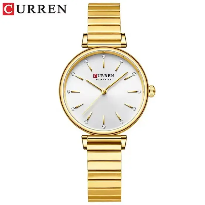 CURREN 9081 montre à Quartz pour femme élégante avancée bracelet en acier inoxydable étanche