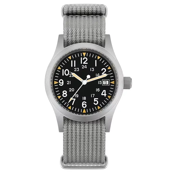Militado ML05 38mm montre à Quartz mis5 2035/Ronda 515 mouvement montres bombé saphir cristal lumineux 100m