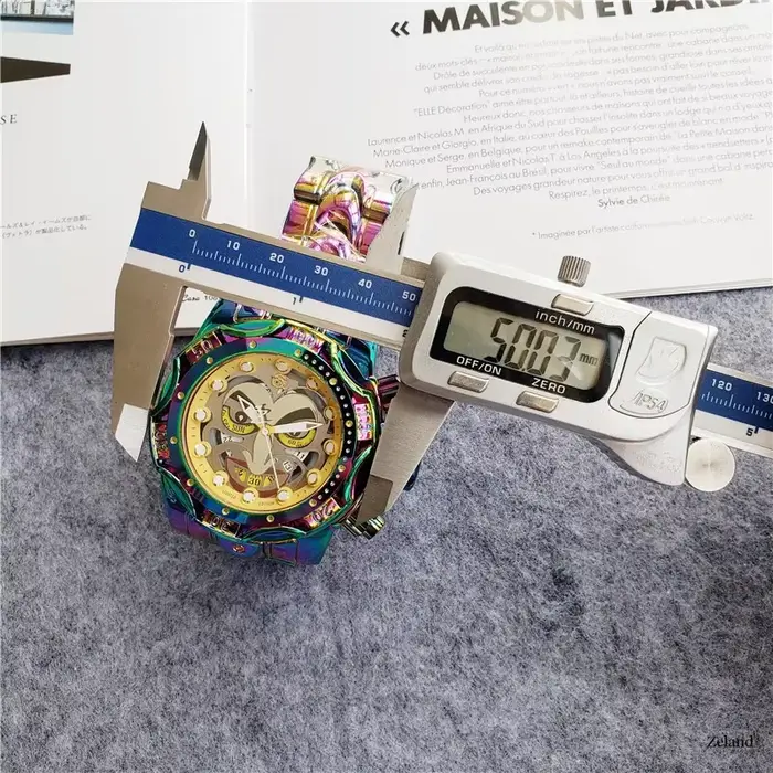 Joker invaincu montres à Quartz hommes réserve boulon Zeus fonction Invincible grand cadran mâle montre AAA horloge chaude Relogio Masculino