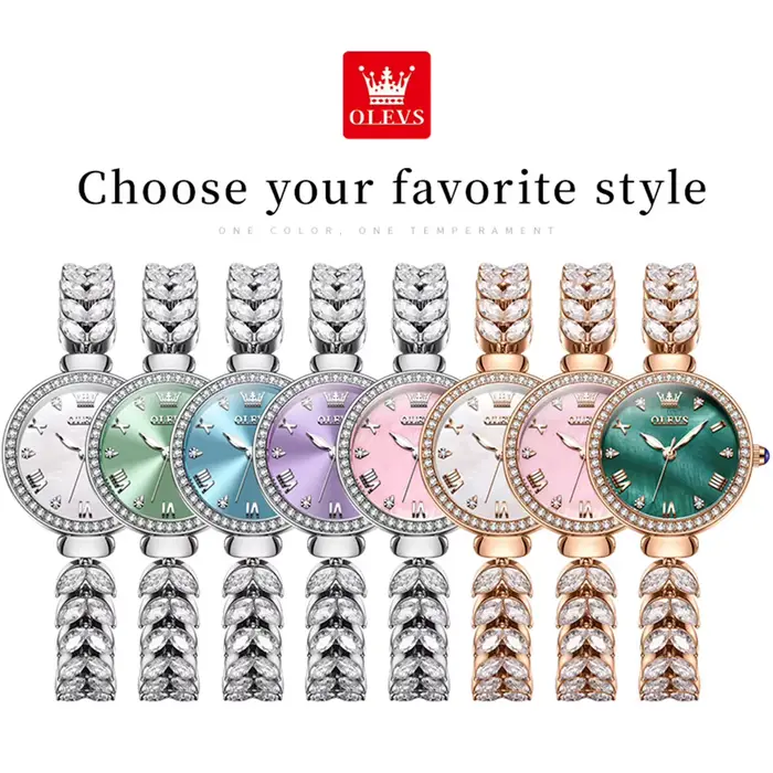 Montre-bracelet OLEVS 9971 originale pour femme