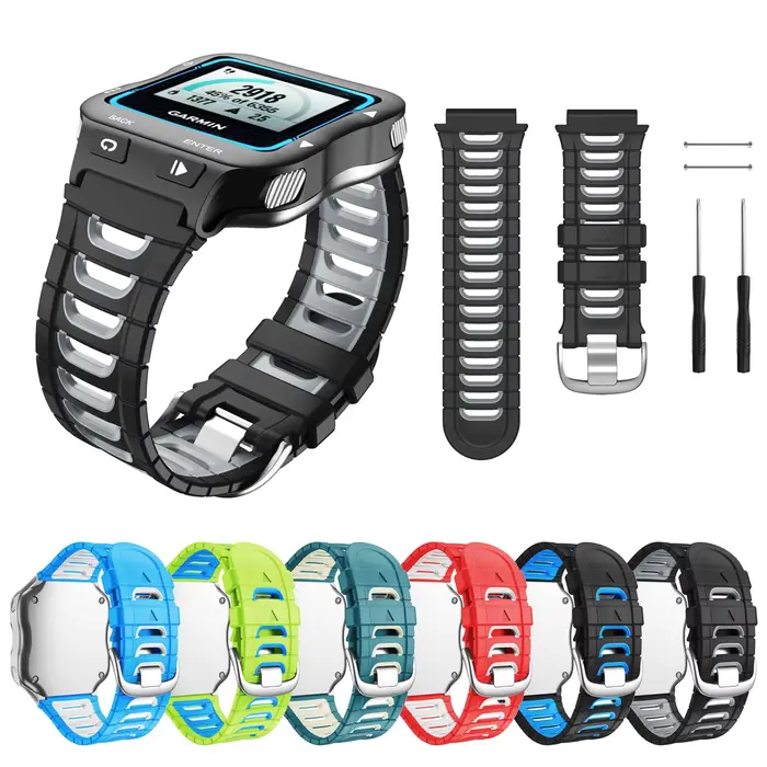 ANBEST Bracelet de montre en Silicone pour Garmin Forerunner 920XT