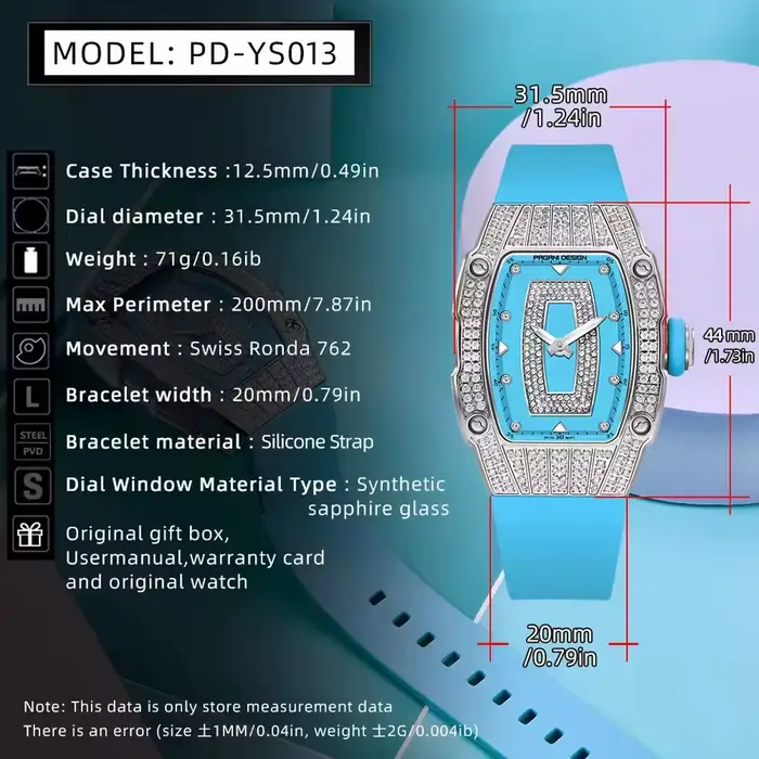 PAGANI DESIGN nouveau 2025 mode femmes montre haut de gamme