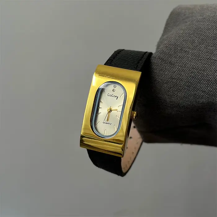 Offre spéciale marque femmes montre Vintage montre rectangulaire Simple luxe mode cadeau Quartz mont