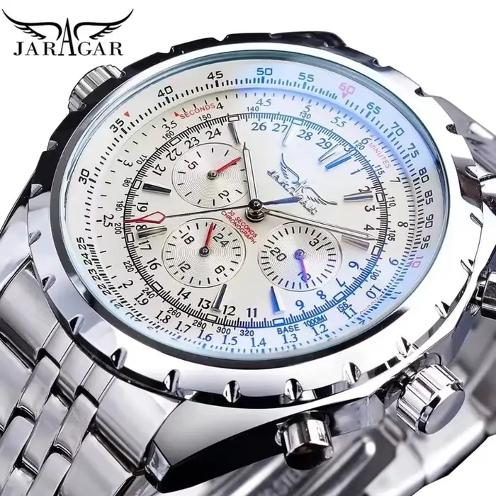 JARAGAR montre mécanique pour hommes