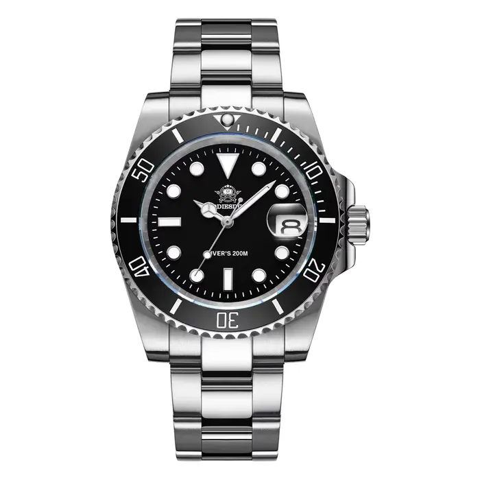 ADDIESDIVE montre classique pour hommes avec lunette en céramique 200 m
