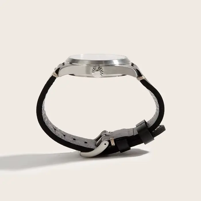 Montre Miyota 8215 à cadran californien pour homme avec mouvement mécanique et bracelet en cuir élégant pour activités extérieures et occasions quotidiennes
