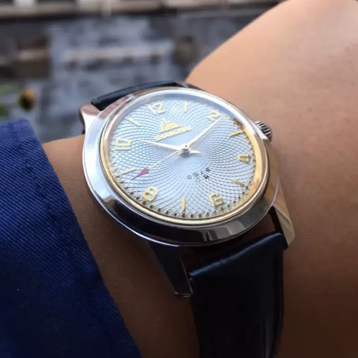 Montres hommes mécaniques KEAOIRUS Vintage Shanghai 1963 rétro avec boucle ardillon pour occasions spéciales