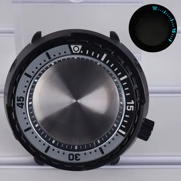Boîtier de montre de plongée modifié 47mm