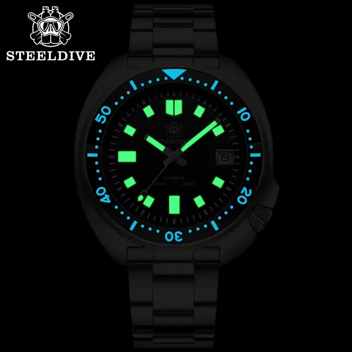 STEELDIVE SD1970 montre de plongée mécanique automatique capitaine Willard NH35 montres tortue hommage résistant à