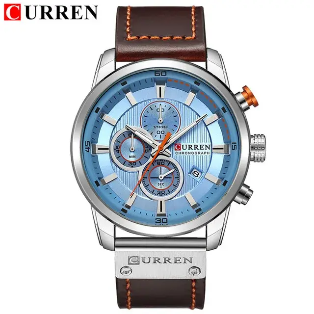 Montre chronographe à quartz pour homme CURREN 8291