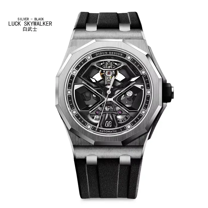 DIDUN DESIGN Nouvelle montre automatique polygonale pour homme, verre saphir de luxe, montre d'affai
