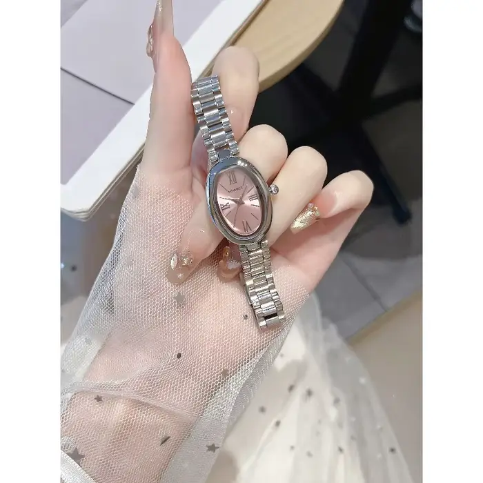 SUNMATE Petite montre dorée de luxe pour femme