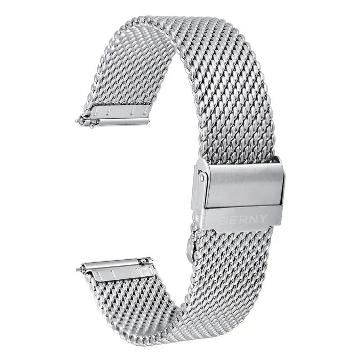 Bracelet de montre en maille pour hommes