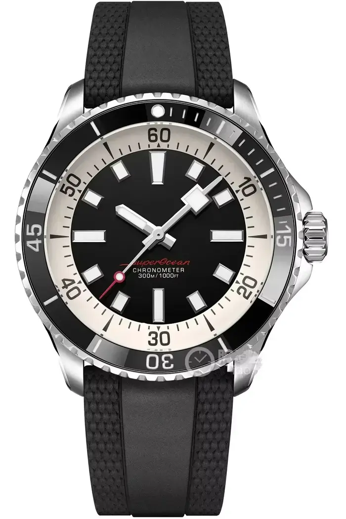 Montre mécanique automatique de luxe pour homme 2026 de haute qualité, en acier inoxydable, avec bra