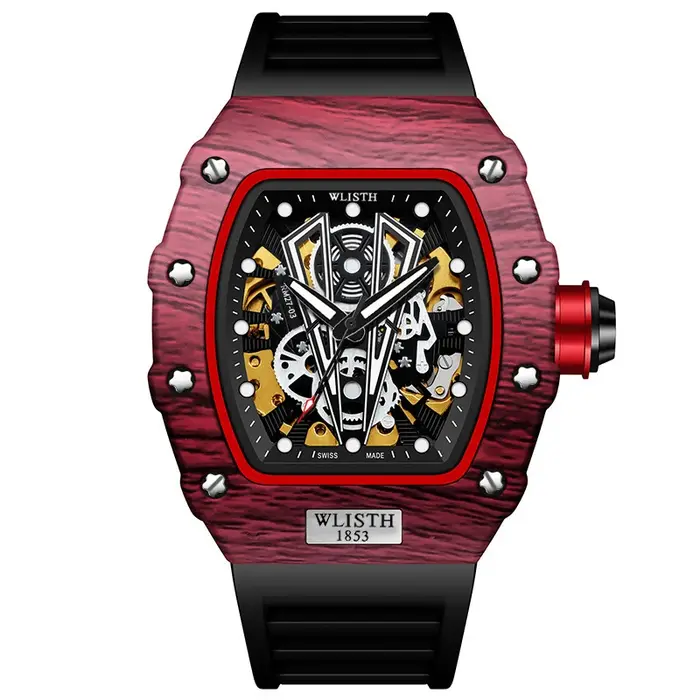 Montre automatique montres mécaniques pour Homme Type baril