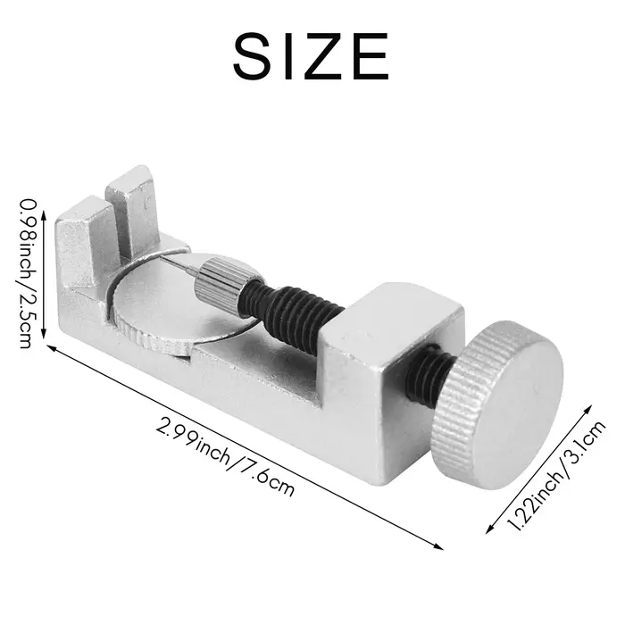 Kit de retrait de maillons de montre outil de dimensionnement de bracelet pour montres avec 12 broches de rechange pour réparation et personnalisation de montres occasions spéciales