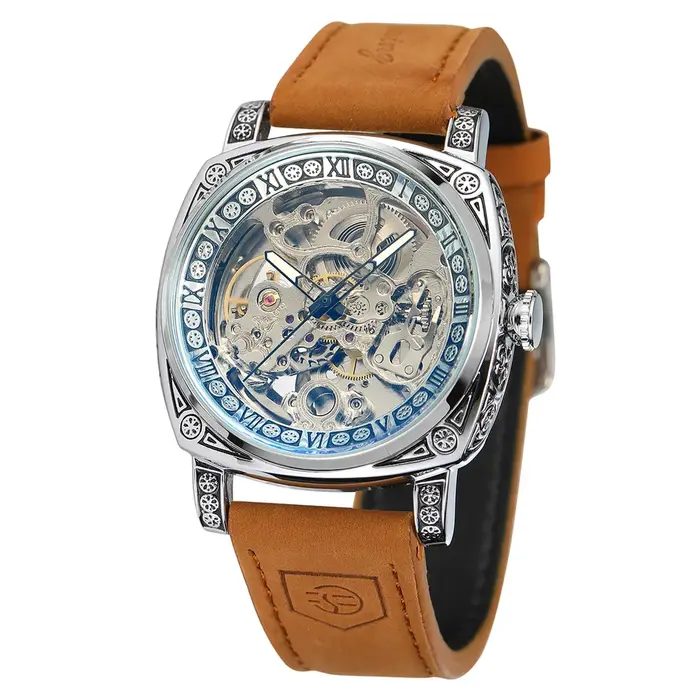 Montre mécanique entièrement automatique pour homme