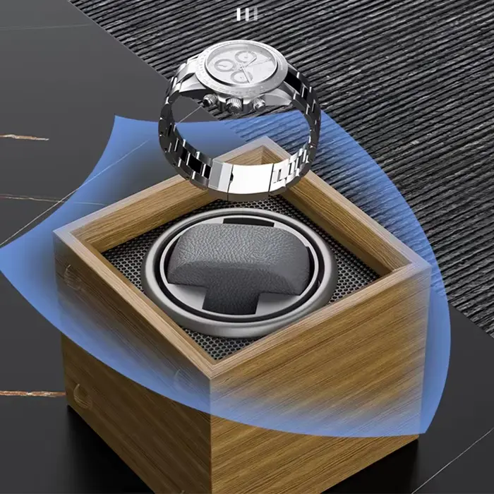 Remontoir électrique en bois pour montres automatiques moteur silencieux Mabuchi support rotatif alimentation USB design élégant pour homme et femme occasions spéciales