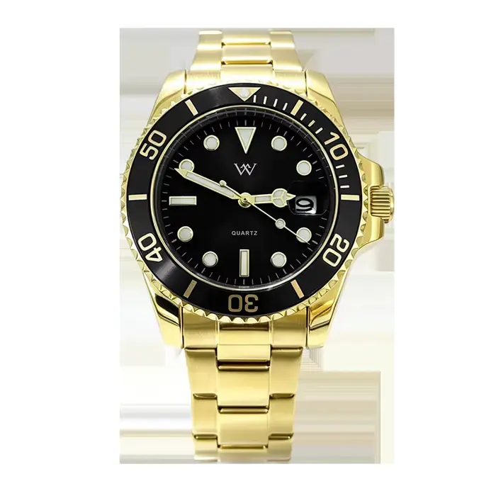 Montre WM 2315 à quartz, décontractée, classique, multifonction, résistante à l'eau, pour homme, Wel