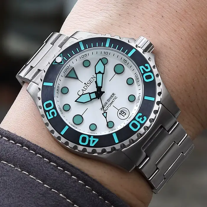 NOUVEAU 2026 CADISEN AQUA DIVER Montre de luxe pour hommes