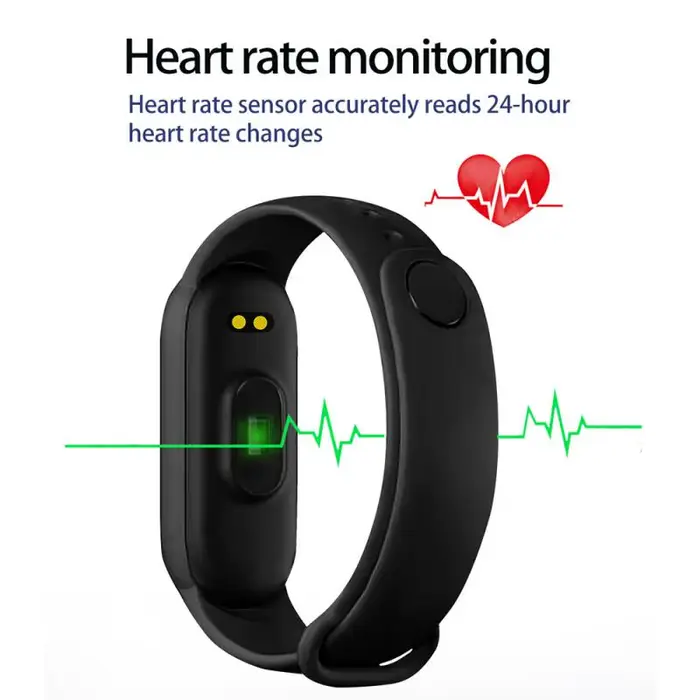 M6 montre intelligente hommes femmes Fitness sport Bracelet intelligent IP67 Bluetooth musique fréquence cardiaque prendre des photos Smartwatch pour Xiaomi
