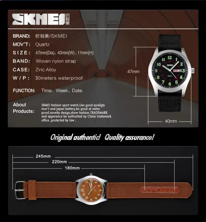 SKMEI 9112 montres pointeur lumineux étanche homme montre-bracelet Date calendrier horloge Reloj Hombre luxe hommes Sport Quartz