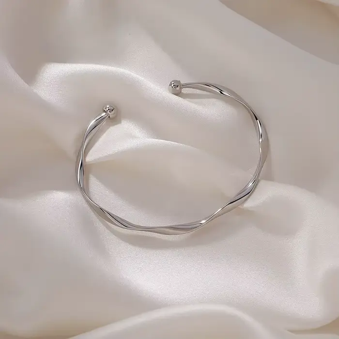 Bracelet de luxe en argent Sterling 925 pour femmes, en Zircon, cœur creux, mode coréenne, doux et C