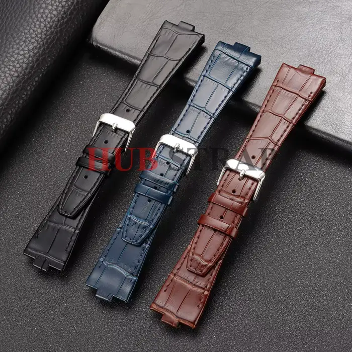 Bracelet de montre en cuir de haute qualité