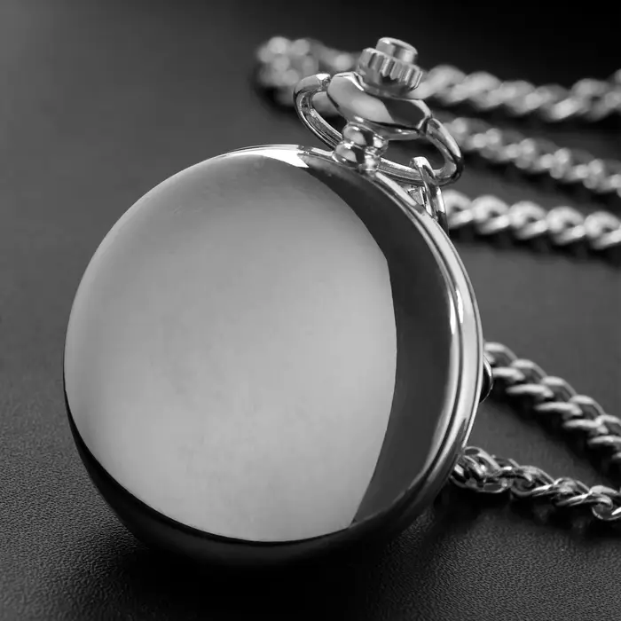 Montre de poche à Quartz lisse