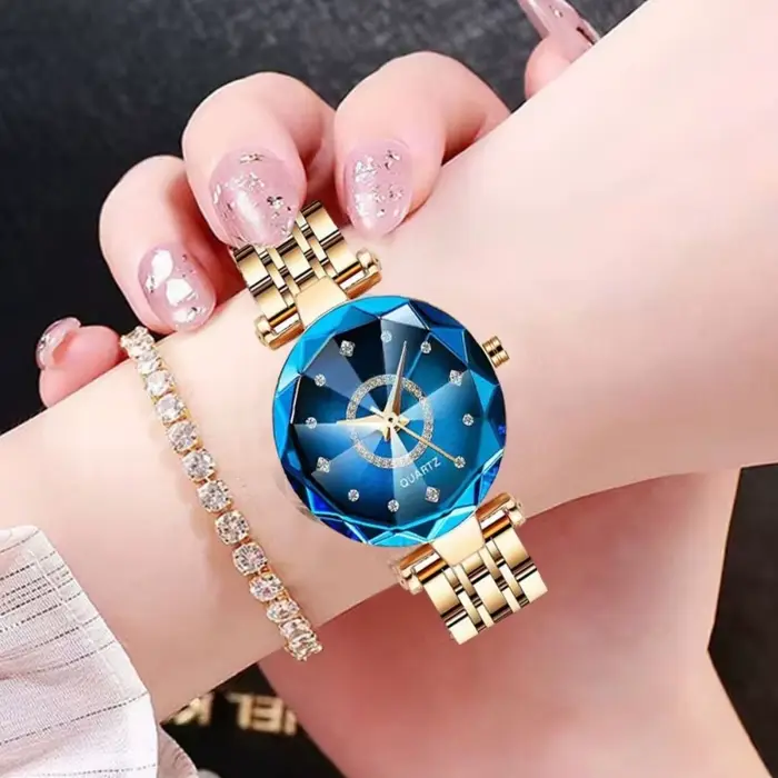 Montre élégante Ocean Star en acier inoxydable