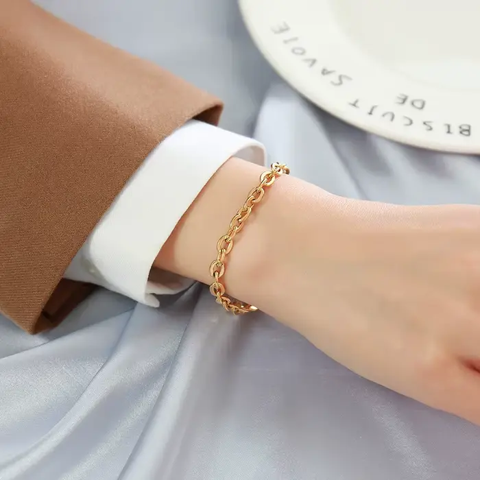 Rolo – Bracelet à maillons de chaîne pour femmes