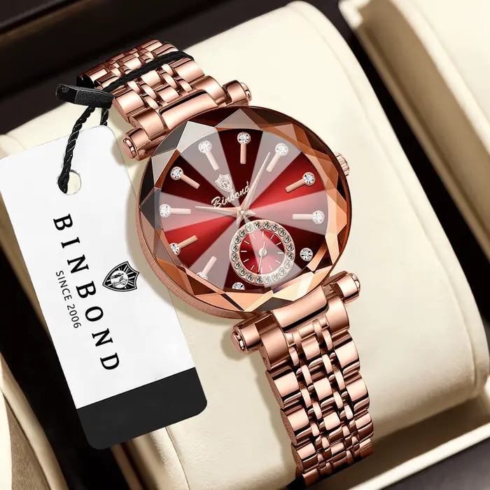 Montres-bracelets en quartz BINBOND Luxury Heart Of The Ocean pour femme