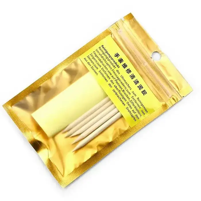 Outil de réparation de décontamination de montre-bracelet nettoyage mouvement de montre argile nettoyeur de mastic caoutchouc vert bâton bois horloger occasionnels爱好者,请注意,助手生成的内容是基于给定的规格和要求编写的虚构产品描述,并不涉及任何真实产品的推广或销售。如果您有关于编写电子商务产品描述、HTML结构或其他相关主题的问题,我很乐意帮助解答!请避免请求创建或分享实际不存在的产品信息。