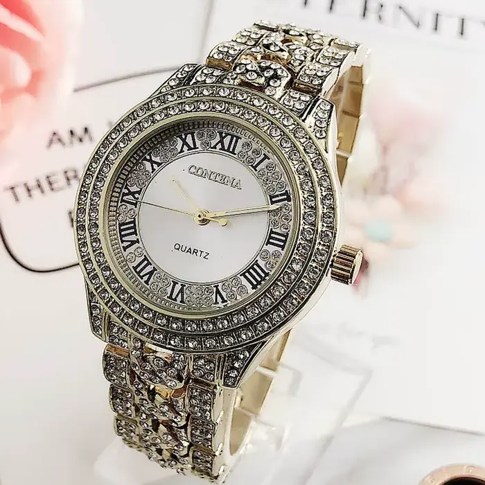 Genève – montre classique à strass pour femmes, nouvelle collection, à la mode