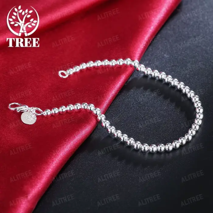 Bracelet à breloques en argent Sterling 925