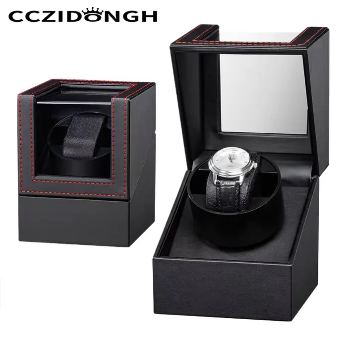 CCZIDONGH Remontoir de montre automatique avec moteur japonais silencieux, alimenté par câble USB, e