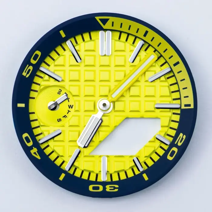 Modification de cadran pour montres GA2100 GA2110 avec aiguilles lumineuses et ensemble marqueur d'heure pour femmes et hommes occasions spéciales