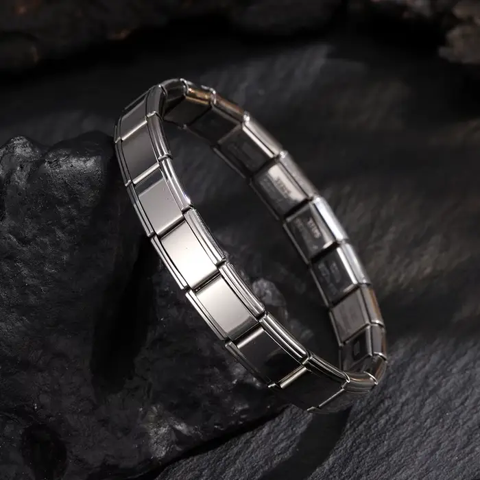 Bracelet en acier inoxydable italien à la mode avec motifs squelettes pour homme et femme occassions spéciales