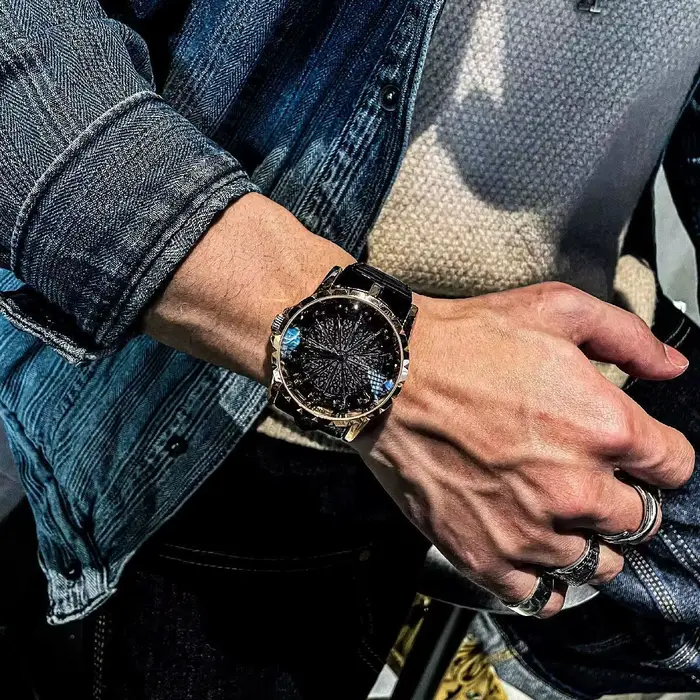 Montre pour homme de luxe haut de gamme et élégante