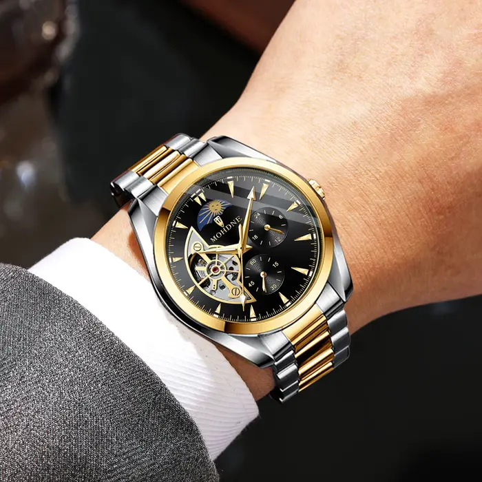 Montre automatique de luxe pour homme BINBOND