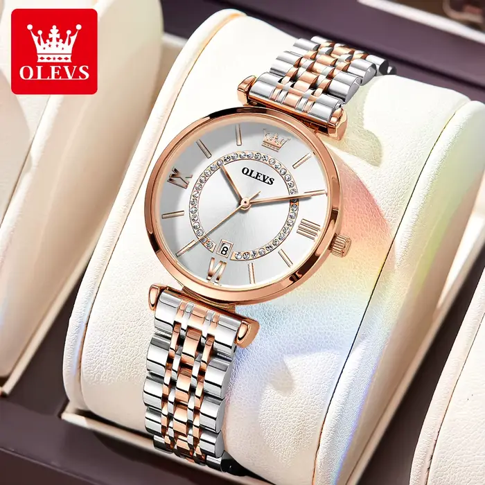 Montres élégantes pour femmes OLEVS 6892, montre-bracelet pour femmes, étanche, décontractée, à quar