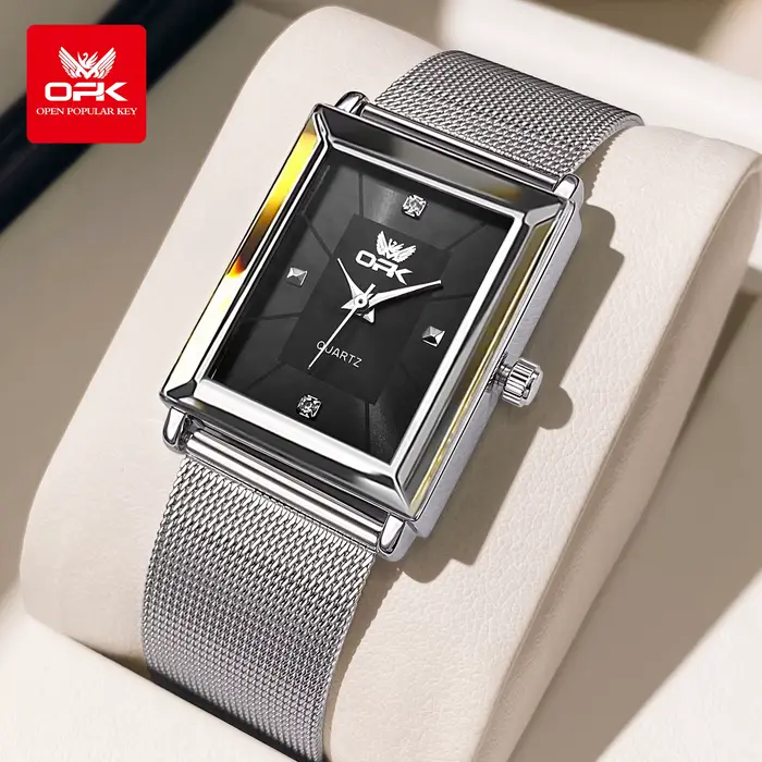 Montre-bracelet pour homme OPK 6029, montre de luxe originale à quartz en acier inoxydable, affichag
