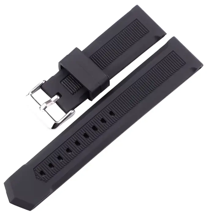 Bracelet de Montre en Caoutchouc de Silicone