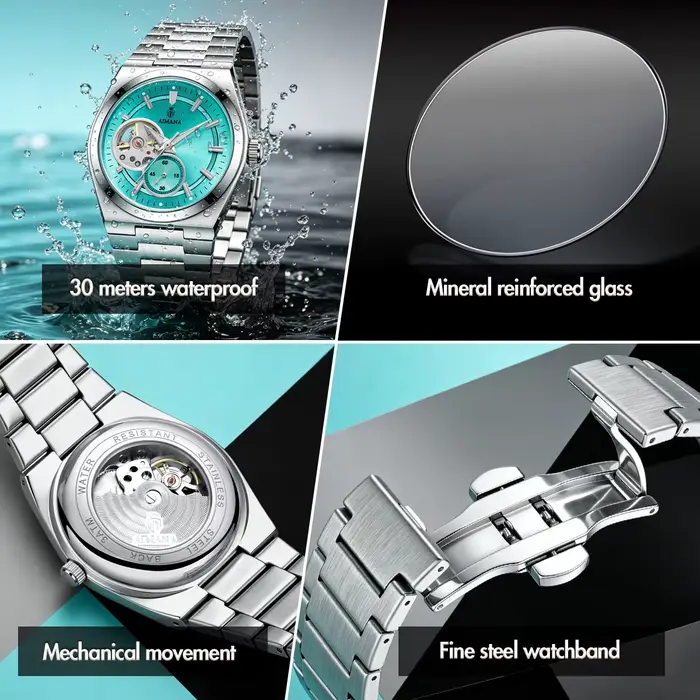 AIMANA Montre mécanique automatique pour homme