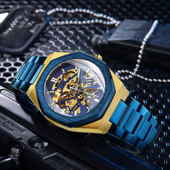 WINNER mode hommes montres haut de gamme montre mécanique de luxe