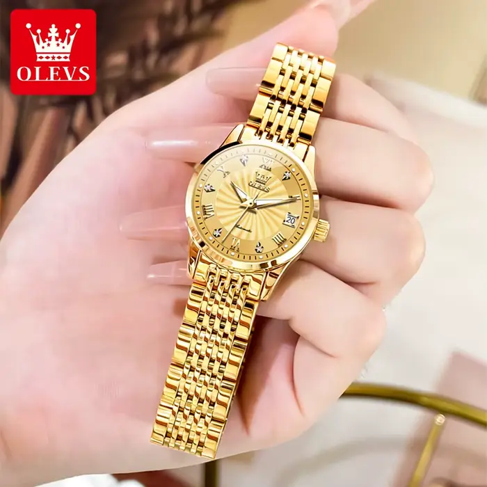 Montre-bracelet mécanique automatique Ladides pour femme