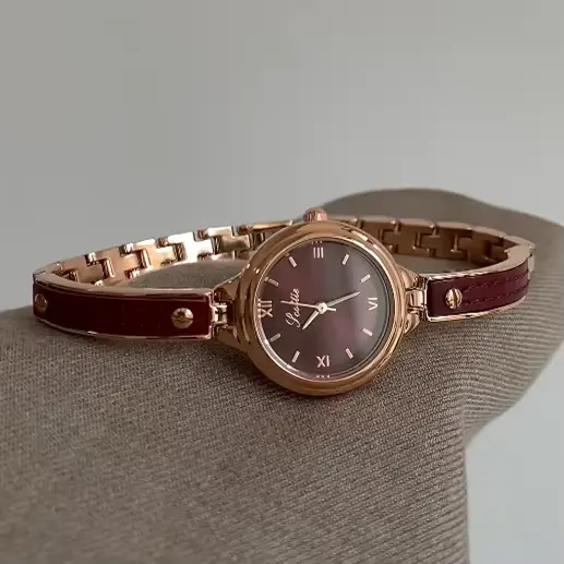 Montre de créateur haut de gamme exquise de haute qualité, nouveau pointeur de mode, Quartz or Rose,